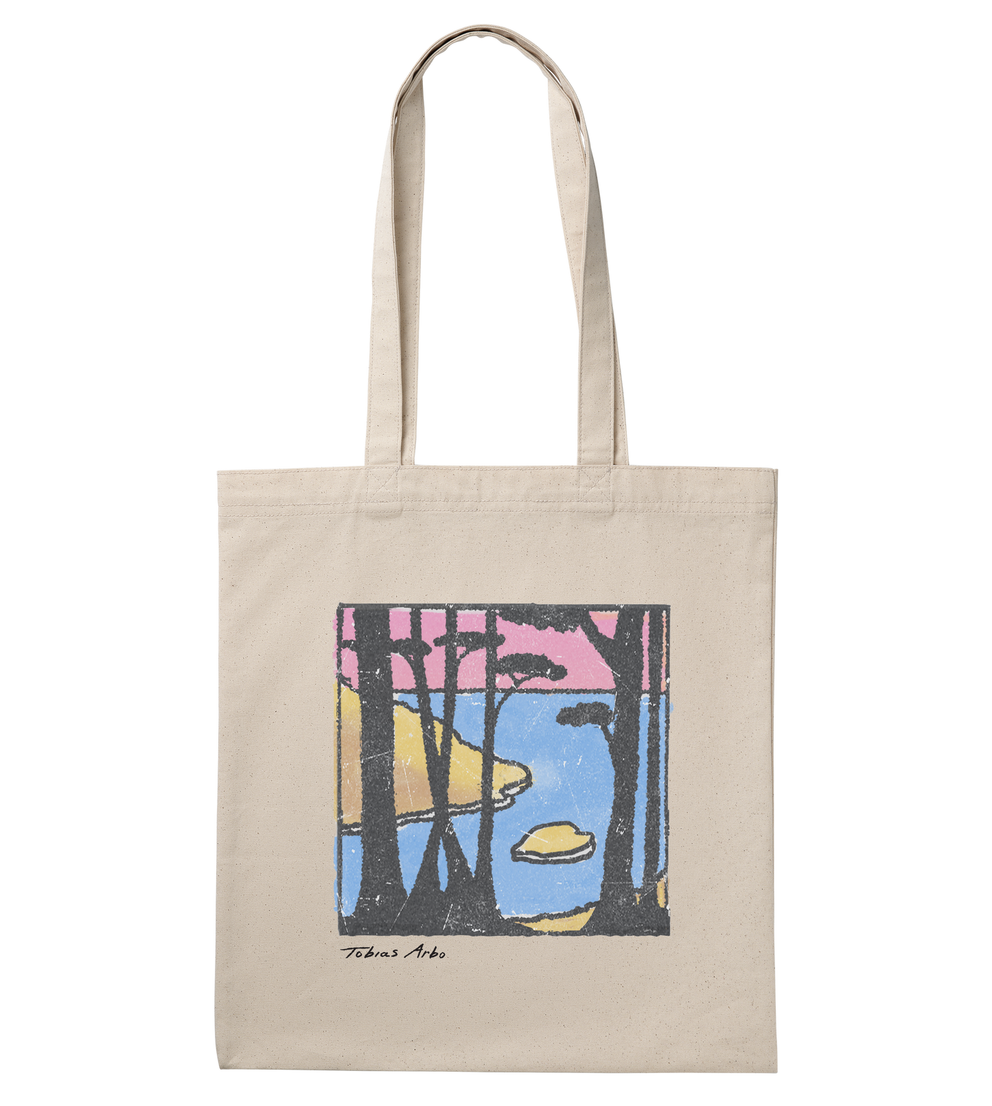 Tobias Arbo Canvas Tote (Woods Print Vintage)